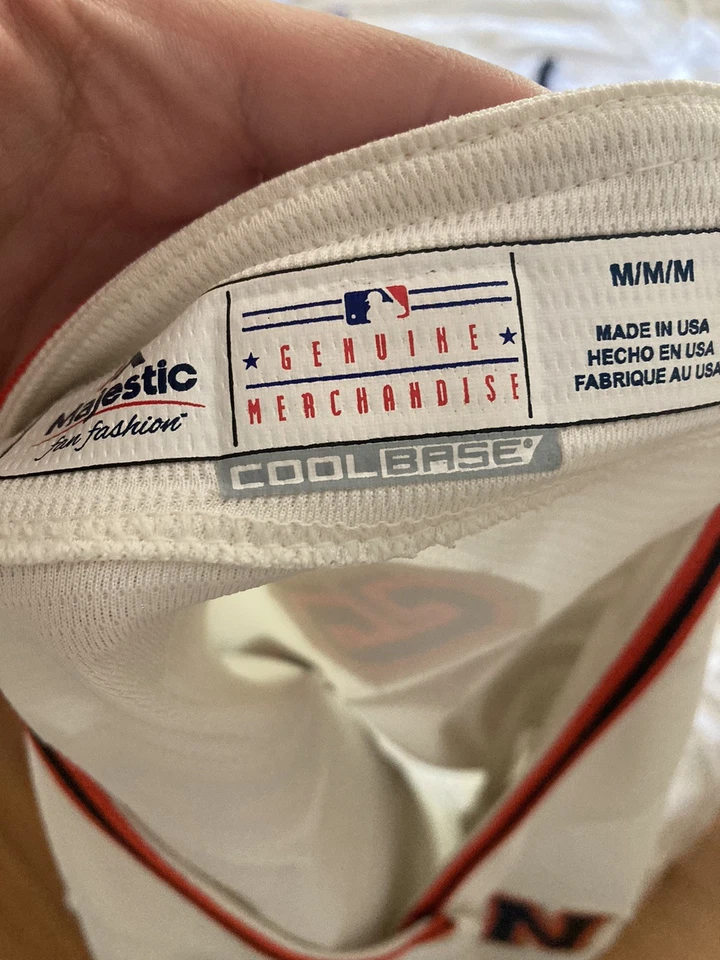 Retro Majestic Madison Bumgarner Stitched 2014 W.S. Champions Jersey sz Women M - Image 4 of 4