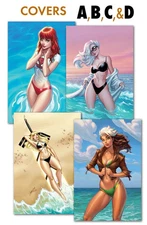 Marvel Swimsuit Special: Friends, Foes & Rivals #1 J. Scott Campbell Virgin Set