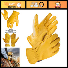 Extra Soft Full Grain Deerskin Leather Gloves...