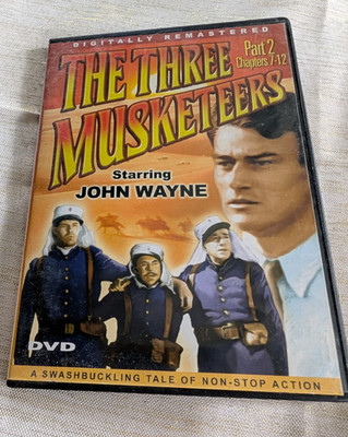 The Three Musketeers DVD John Wayne Part 2 Chapters 7 -12 New Sealed Digiview