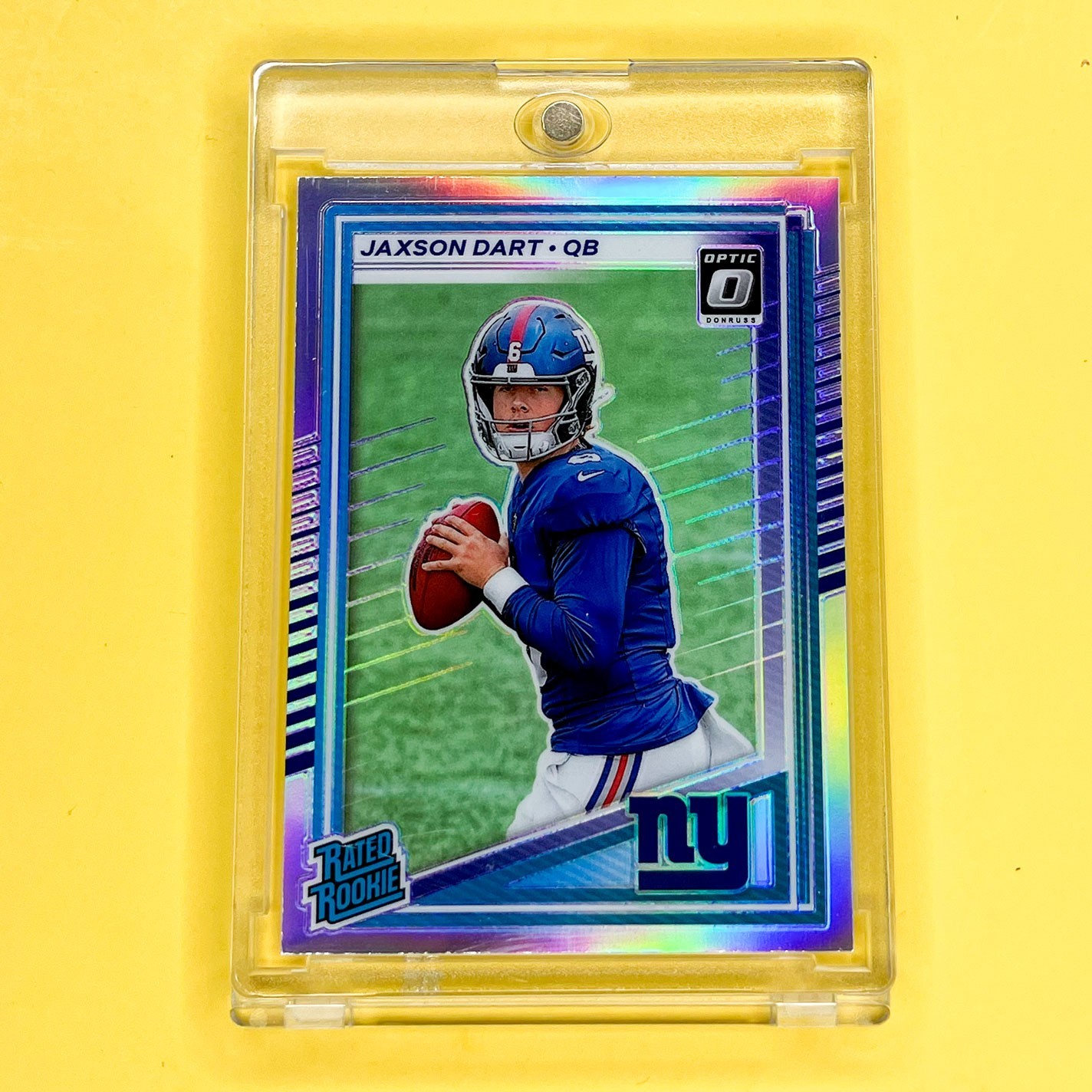 2025 Donruss - Jaxson Dart Rated Rookie Optic Preview Holo (RC)