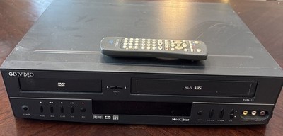 Go.Video DVR4275 DVD Recorder/VCR Combo With Remote - Tested & Works