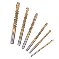 6Pcs Cobalt Left Hand Drill Bit Set Screw Metric Composite Tap Drill Bit “iy