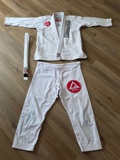 Gracie Barra GB1 Brazilian jiu jitsu gi, size A2, white.