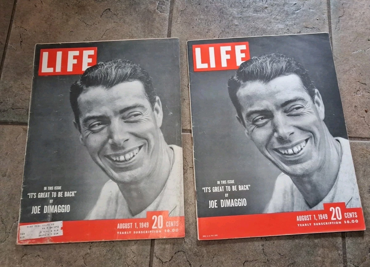 Joe DiMaggio 1949 Year Vintage Sports Magazines for sale | eBay
