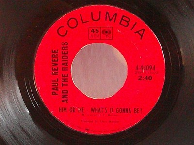 Paul Revere & Raiders,Col.''Him Or Me What's It Gonna Be!''US,7''45,1966 rock,M-