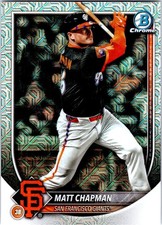 2025 Bowman Chrome #49 Matt Chapman Mojo Refractors