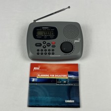 Uniden Bearcat WX100 NOAA SAME Weather Radio Tested w Papers Tested