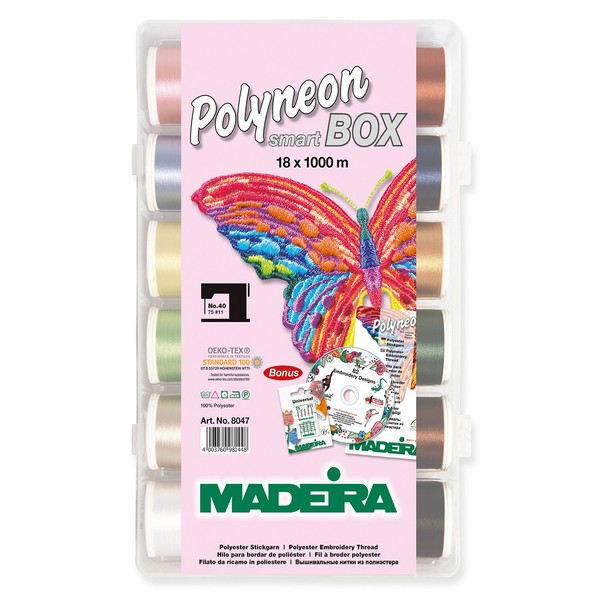 Madeira Smartbox: Polyneon Nr. 40: 18 X 1.000 M: Spulen-image