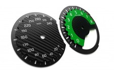 Nissan GT-R GTR GREEN EDITION conversion dials from MPH to KMH tacho tachometer