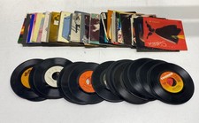 45 RPM Lot Rock Pop 1970s 1980s Approximately 50 Records See Photos