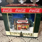 Coca-Cola Town Square Collection Round the Square Sleigh Rides 1999 NOS NIB VTG