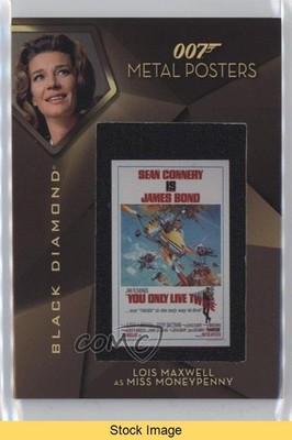 2025 James Bond Black Diamond Lois Maxwell as Miss Moneypenny #MPOLT-2 READ 1mx6