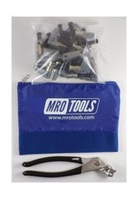 KSG4S25P 3/4 x 1 Cleco Side-Grip Clamps (SET OF 25) + Cleco Pliers w/Carry Bag