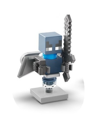 LEGO Minecraft - Plagegeist - Figur Minifigur Vex Magier Evoker Mob Geist 21596
