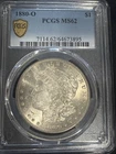 1880 O Morgan Silver Dollar PCGS MS-62