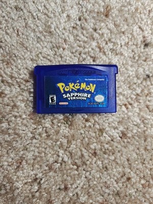 Pokemon Sapphire Version - Nintendo Game Boy Advance GBA Authentic Dry Battery