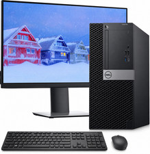 Dell 7060 Desktop Tower PC i5-8th, 32GB RAM 1TB SSD HDD 24  LED Wi-Fi Windows 11