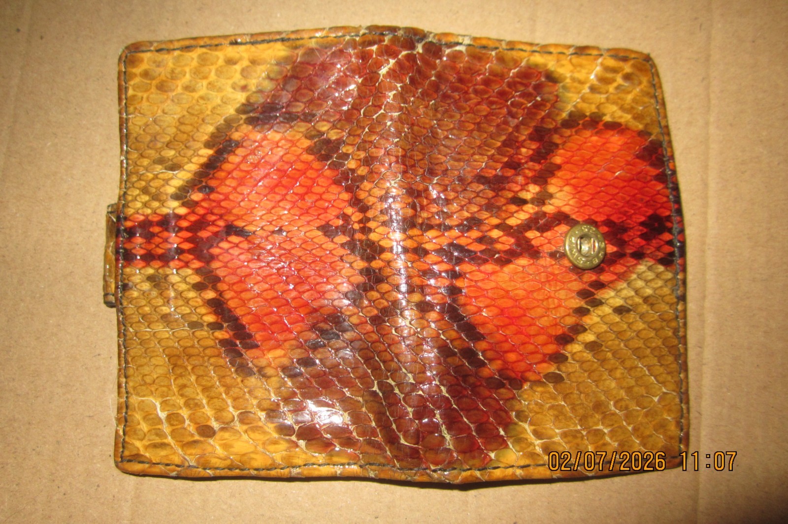 Vintage Bosca Python key case - image 1