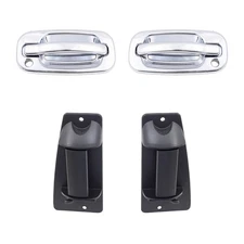 4 Piece Set of Front and Rear Outside Door Handles fit 1999-2007 Silverado