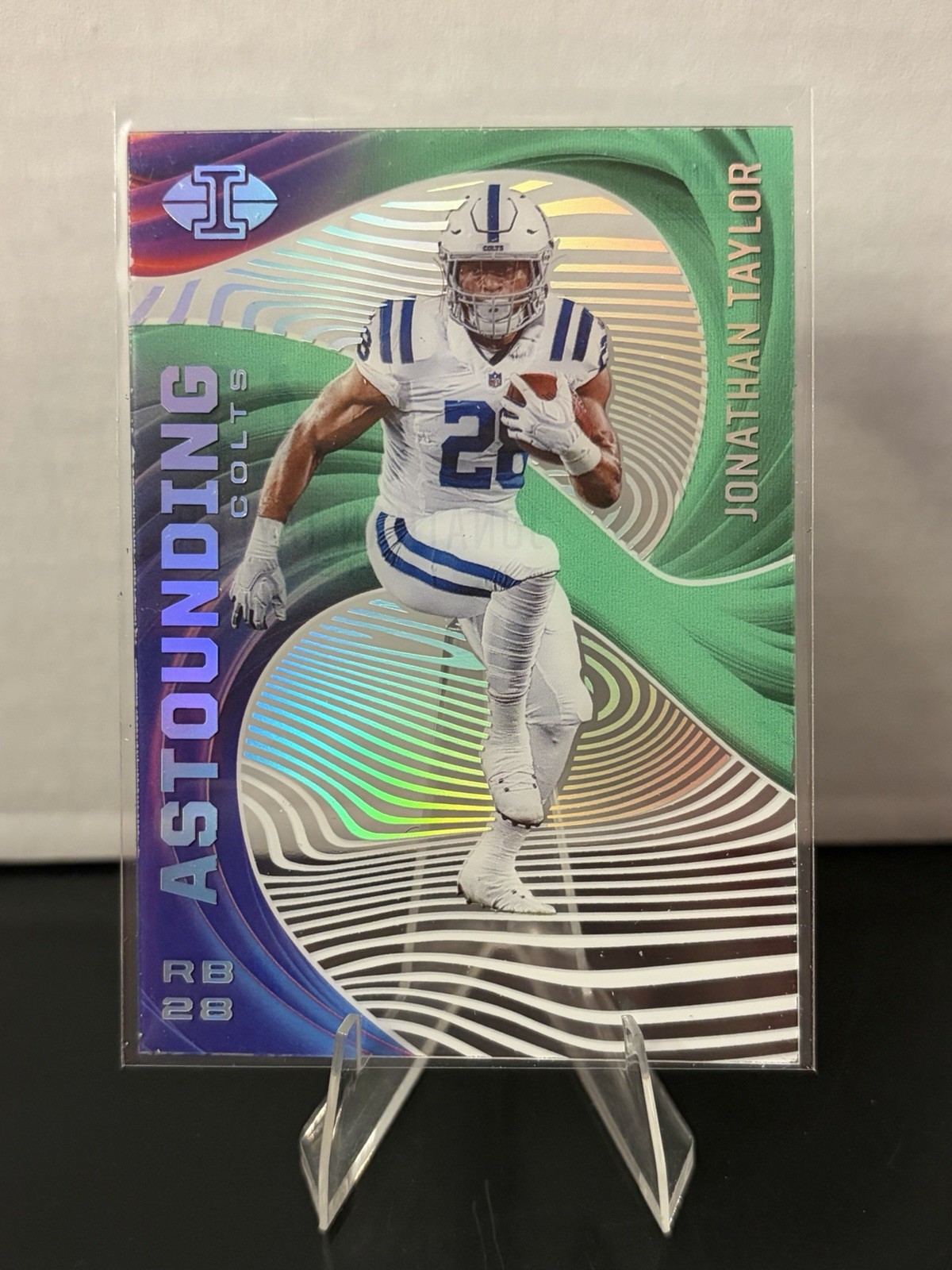Jonathan Taylor Panini Illusions Astounding #A10 Green
