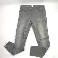 H&M Stretch Washed Gray Denim Style Leggings Pants Women's Size 8 Jeggings