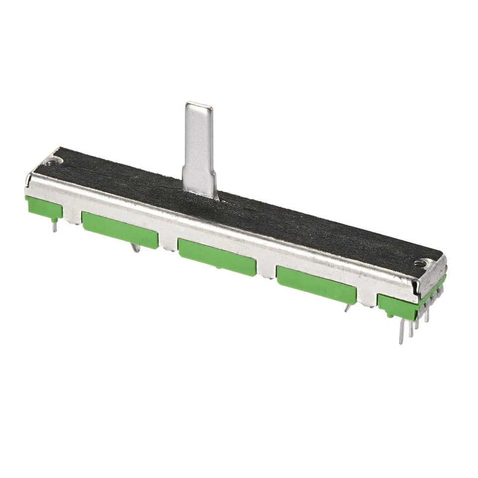 5Stk Fader Widerstände Mischer Linear Potentiometer Doppelkanal B10K Ohm 60mm - Bild 1 von 4