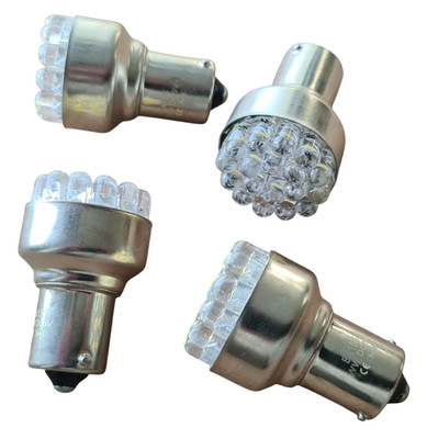   BA15S 6V Bajonettsockel CE RoHS warmweiß 18 LED Oldtimer Motorrad Roller  