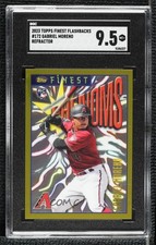 2023 Topps Finest Flashbacks Phenoms Refractor Gabriel Moreno SGC 9.5 Mint+ 1la9