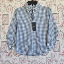 NEW PROPERLY TIED Classic Fit Boy  s Plaid Button Down Shirt Size 8 Preppy