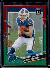 2023 Donruss Dalton Kincaid Optic Rated Rookie Preview Red & Green Prizm RC #308