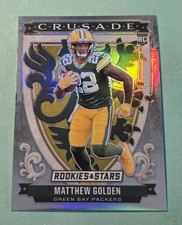 2025 Panini Rookies & Stars MATTHEW GOLDEN Crusade Prizm Rookie RC Packers #16
