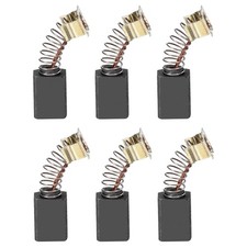 6 Pack Carbon Brushes Set Replaces 12x9x6mm for Most Power Tools