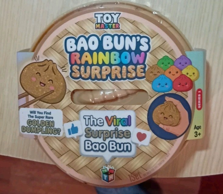 Bao Bun Rainbow Surprise Mystery Squishy Blind Pack Dumpling Toy NEW