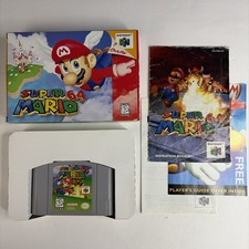 NICE Super Mario 64 - Nintendo 64 N64 Complete In Box with Manual Authentic