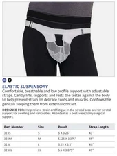 Bell-Horn Elastic Suspensory Small