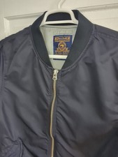 Scotch Soda Men s Bomber Jacket Medium M Black Full Zip