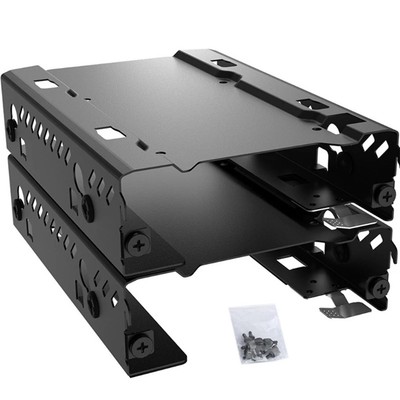  2Er-Pack Stapelbare 3,5/2,5---GehäUse HDD-Festplatten-Montageh9913