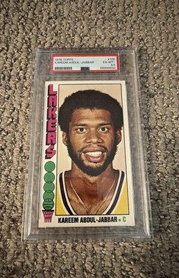1976-77 Topps - Kareem Abdul-Jabbar #100 PSA 6.5