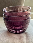 Vintage Pyrex 7401-S Ribbed Clear Glass 3-Cup Nesting Mixing Bowl