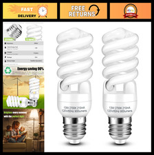 13W CFL Light Bulbs E26 Base, 60W Equivalent, Soft White 2700K, 900lm, UL Approv