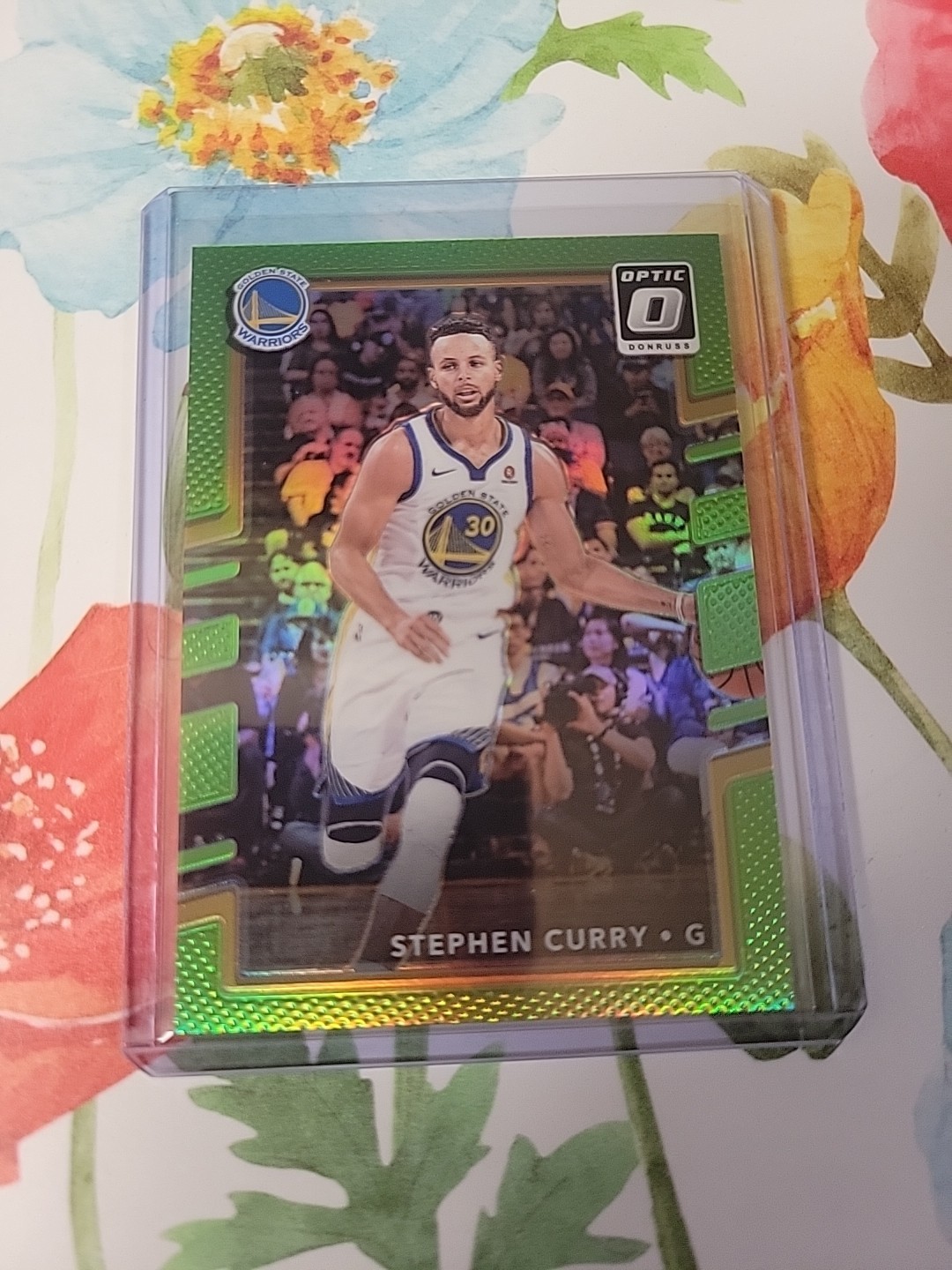 2017-18 Panini Donruss Optic Stephen Curry Lime Holo /175 SP