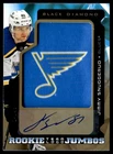 2025-26 UD Black Diamond Team Logo  Jumbos Auto /49 Jimmy Snuggerud Rookie