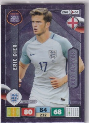 Panini Soccer Road to Russia 2018 No. ENG 06 Eric Dier Key Player