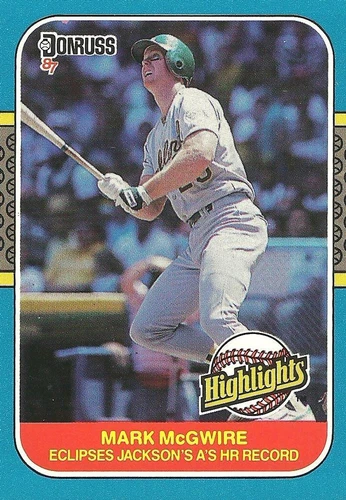 1987 Donruss Highlights #46 Mark McGwire     QTY