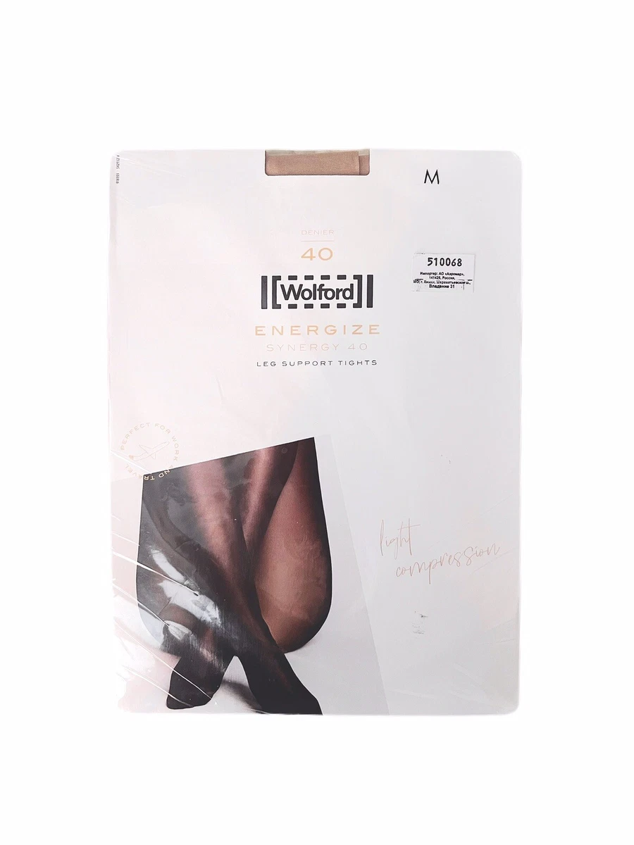 NWT Wolford Energize Synergy 40 Leg Support Tight (18393) Cosmetic