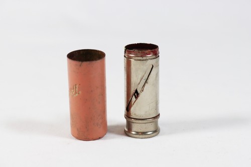 RARO ESTUCHE DE TUBO DE LÁPIZ LABIAL DE METAL ROSA TAYTON DE COLECCIÓN FRAMBUESA PEQUEÑA DÉCADA DE 1930 - Imagen 6 de 7