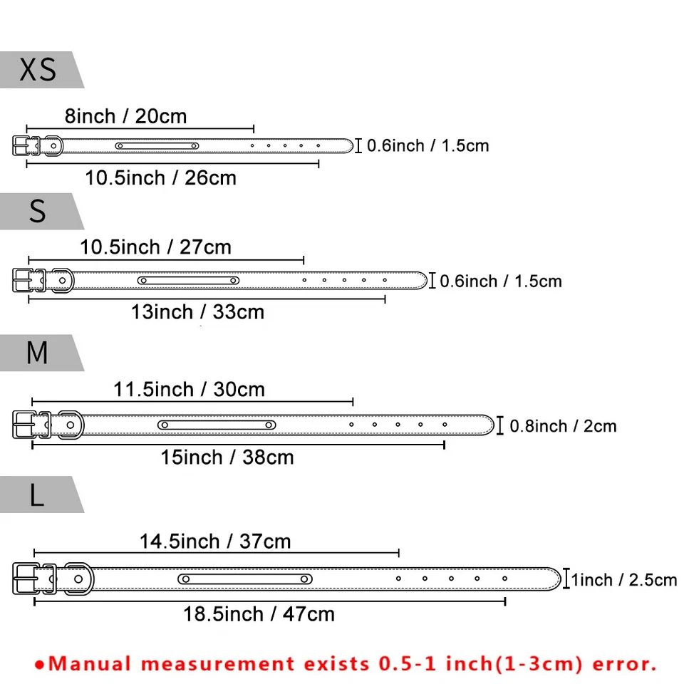 Кожаный ошейник для собаки блестящий персонализированный на заказ имя щенка кошки со стразами ярлык SX-L - Изображение 2 из 4