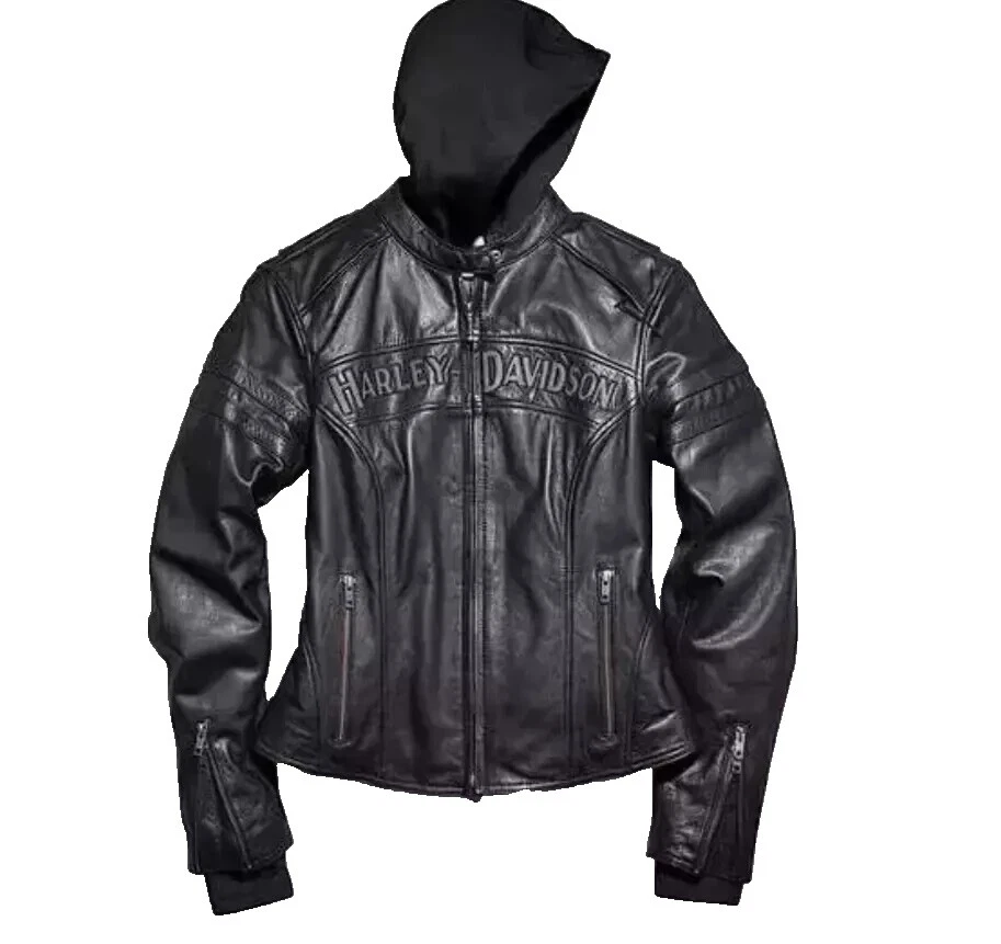 Harley-Davidson abrigos, chaquetas y chalecos de mujer con capucha