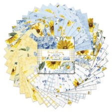 Bees Blooms By Wilmington Prints - 5 Karat Crystals / Charm Pack